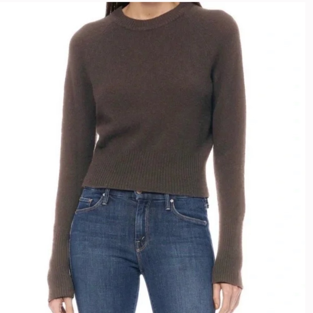360 Cashmere Jessika Cashmere Sweater in Espresso